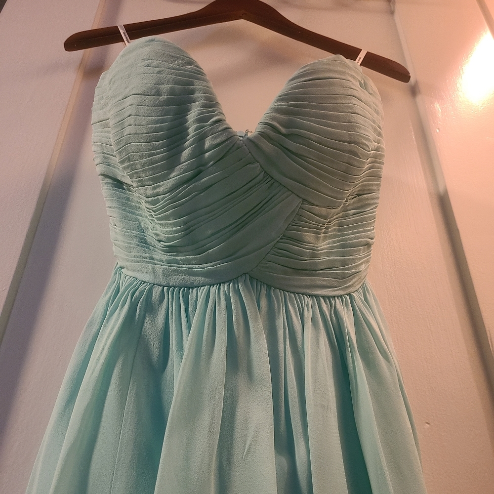 Donna Morgan sweetheart shiffon long dress